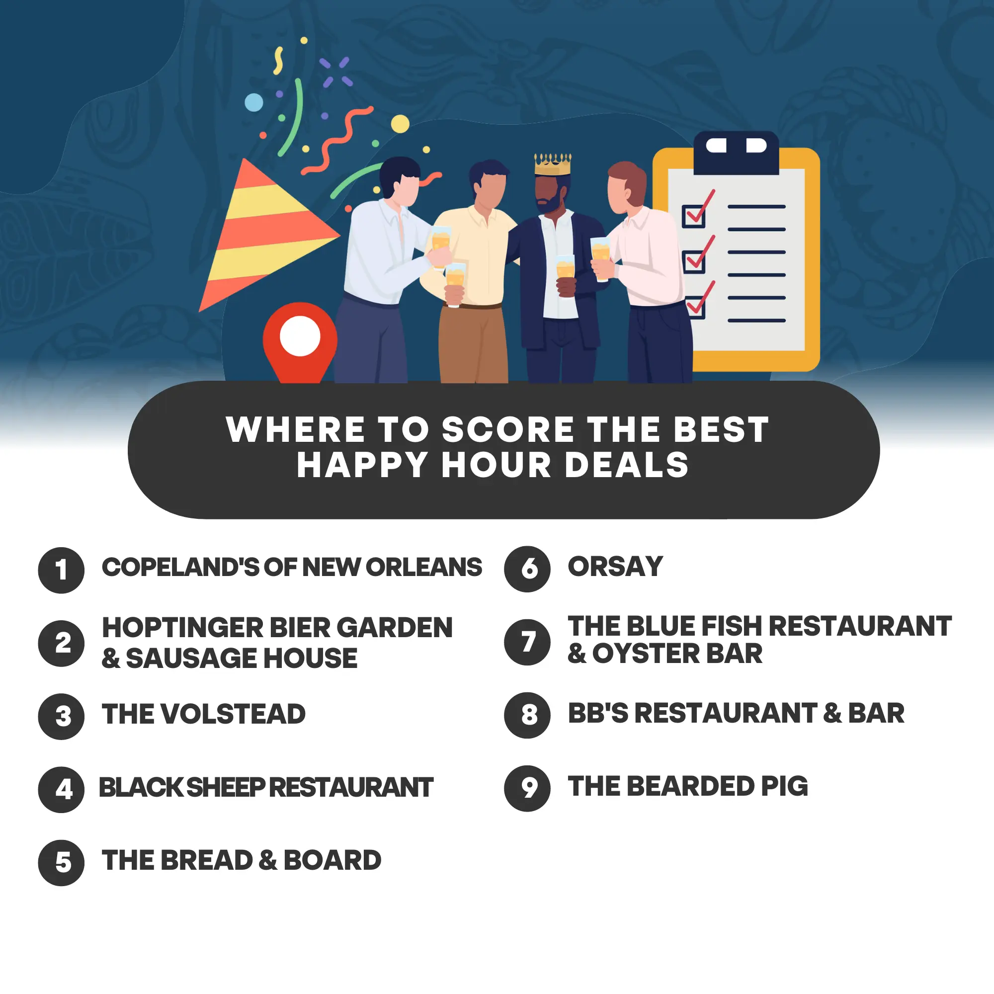 Where to Score the Best Happy Hour Deals | COJ